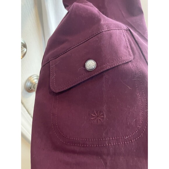Athleta Womens Dipper Low Rise Outdoor Hiking Cargo Pants Plum Size 8 Trail NWT - Picture 5 of 6